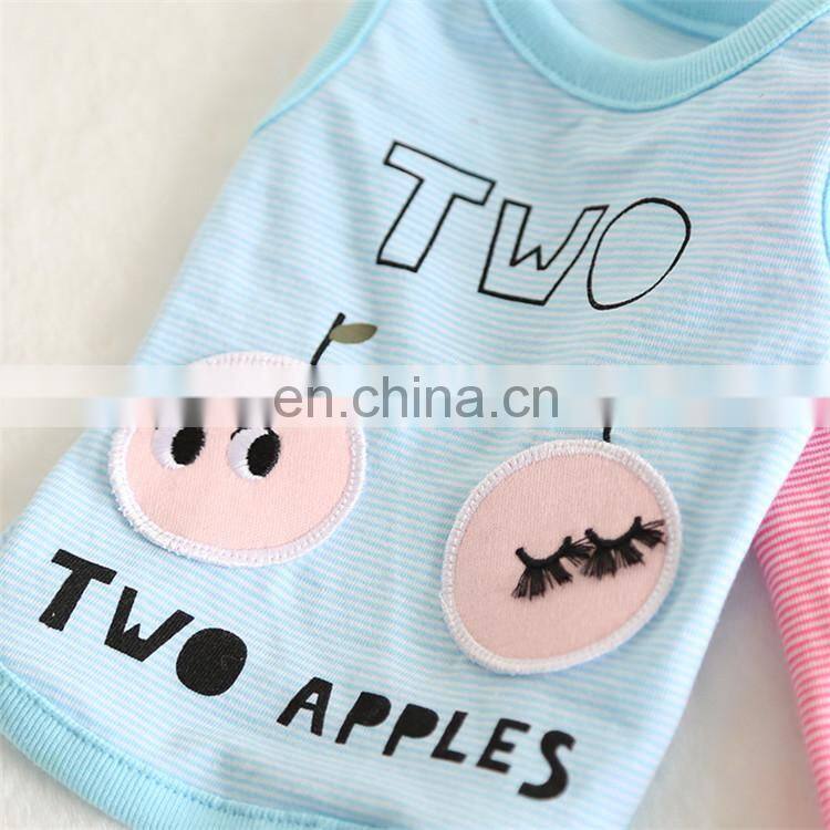 China online selling rabbit ear dog sleeveless shirt puppy clothes