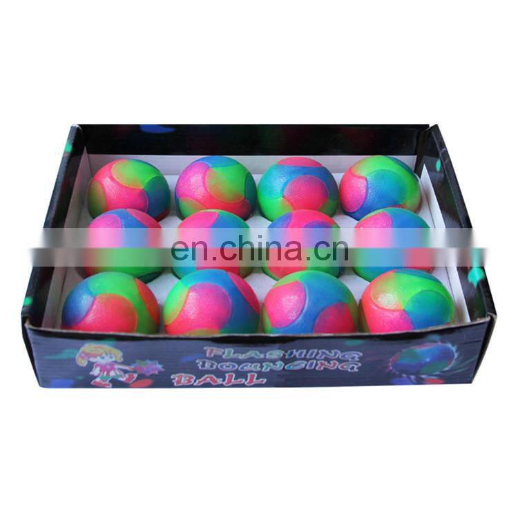 Elastic Ball Glow in The Dark Light Up Dog Toy Balls Flashing Bouncing