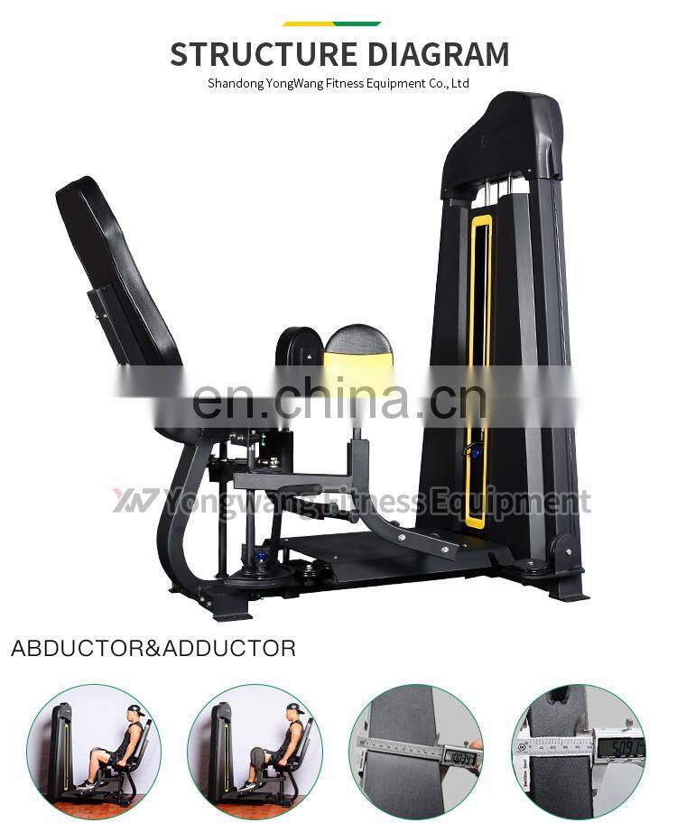 gym sports equipment abductor/adductor machine
