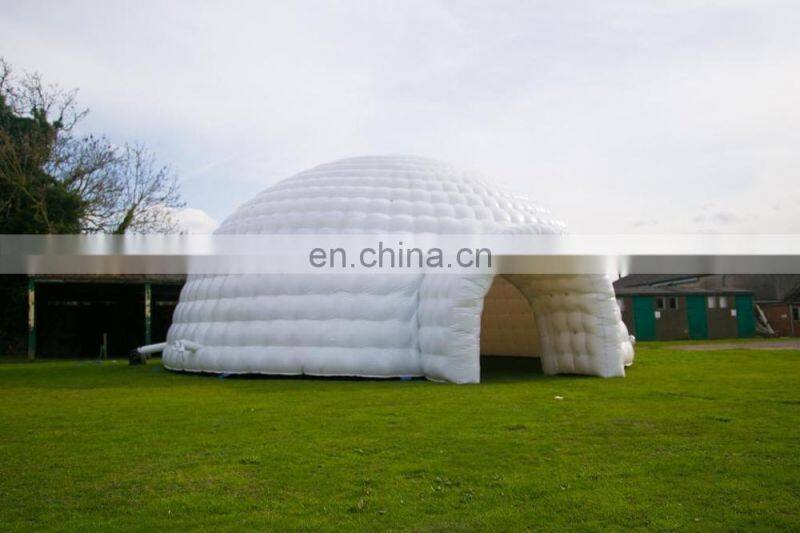Outdoor Advertising Inflatables Large Inflatable Event Dome Tent With Led Light For Sales