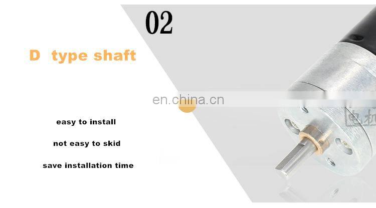 chihai motor 25-370K High Speed Permanent Magnet Miniature DC Metal Tooth Speed Reduction Motor DC 6V 12V