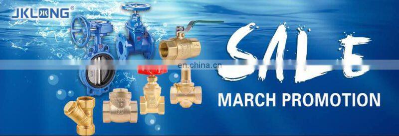 JKlong  High Quality Lead Free Brass Gate Valve PN16 Full Port Gate Valve Operated Parallel Thread Gate Valve