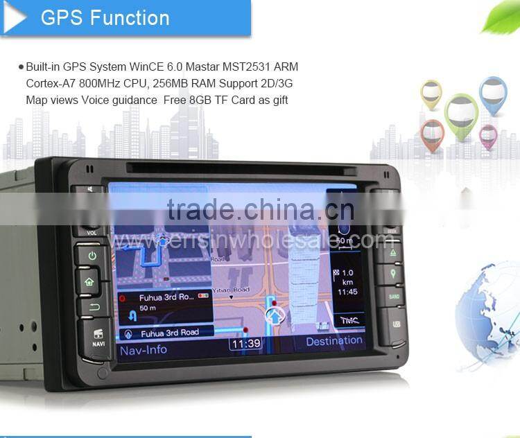 Erisin ES6903K 7" Car Audio Entertainment Car Stereo System Radio GPS Navigation for Toyota Corolla