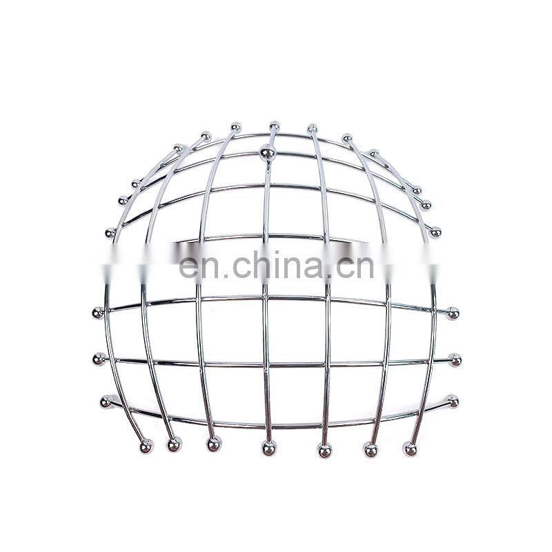 kitchen storage collapsible fruit bowl basket stand metal bamboo iron decorative vegetable fruit basket for gift