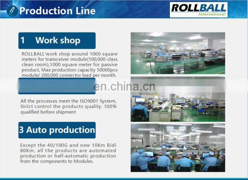 1.25G 1310nm 10km 20km 1000BASE-LX/LH 1.25G SFP Module compatible with GLC-LH-SMD