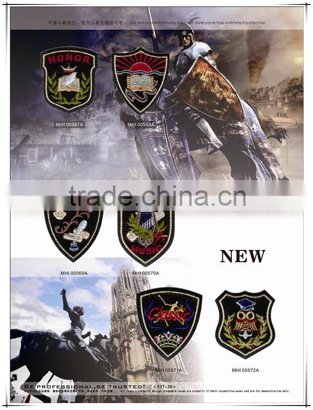 classic embroidery patch with back glue