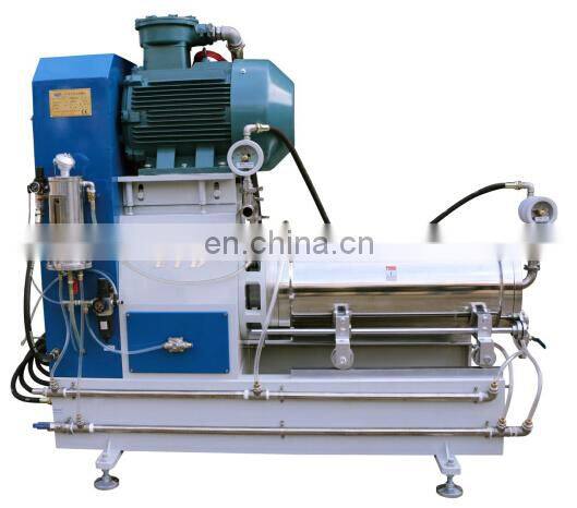 30L capacity high efficiency large flow disc turbo type horizontal grinder mill with big production