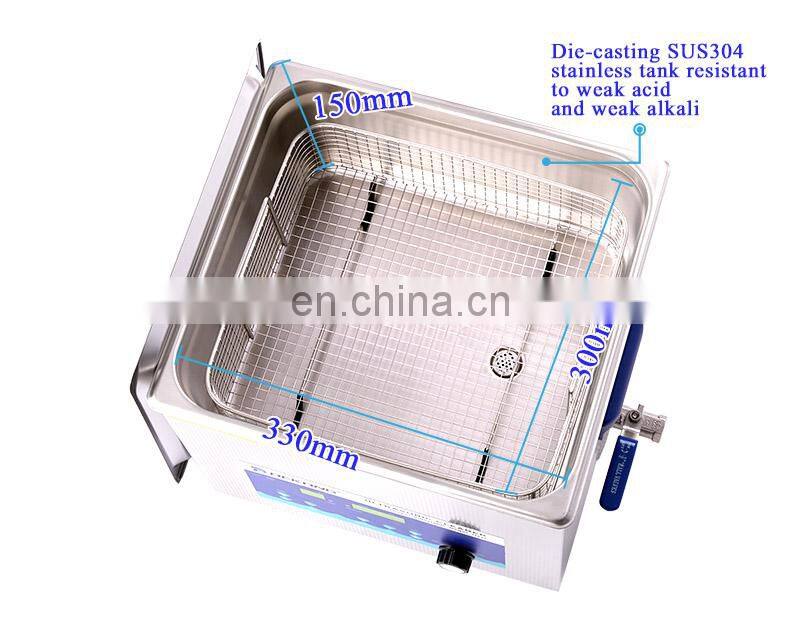 19L Digital Popular Automatic Ultrasonic Cleaning Machine Stainless Steel Machine