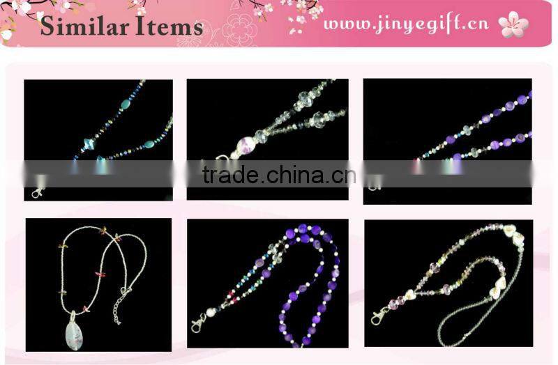 Keychain Lanyard In Fahion Diamond Bead Lanyard Keychain