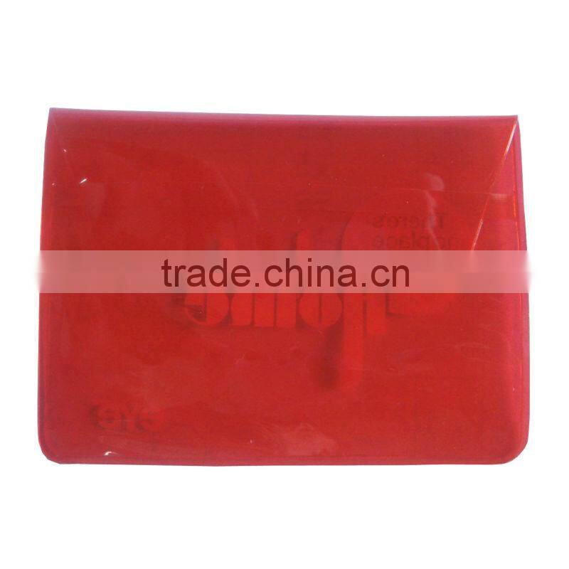packaging plastic pouch for eye towel Glasses cloth plastic pouches for id cards