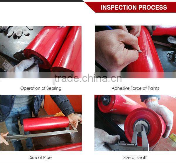 TD75 type return drop bracket for large slope conveyor belt