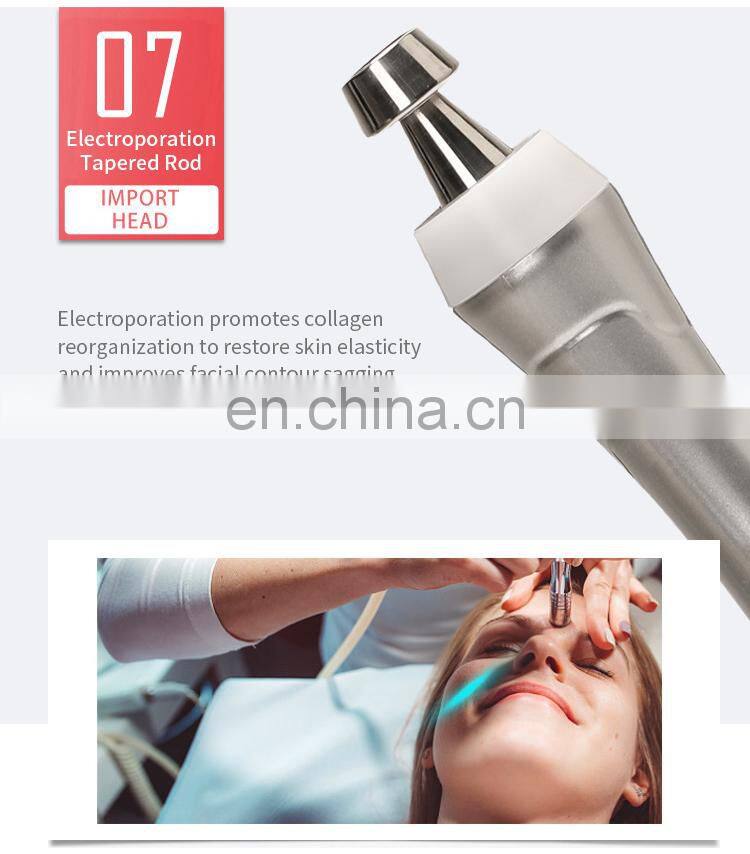 9 IN 1 Hydrogen Oxygen Jet Small Bubble Instrument Facial Cleansing Hydration Face Lift Activate Collagen Skin Care Machine