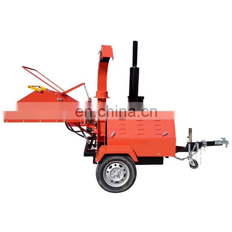 Professional pto Hydraulic Feeding BX92R Garden Leaf Mulcher Shredder Mulching Chipping branches wood chipper