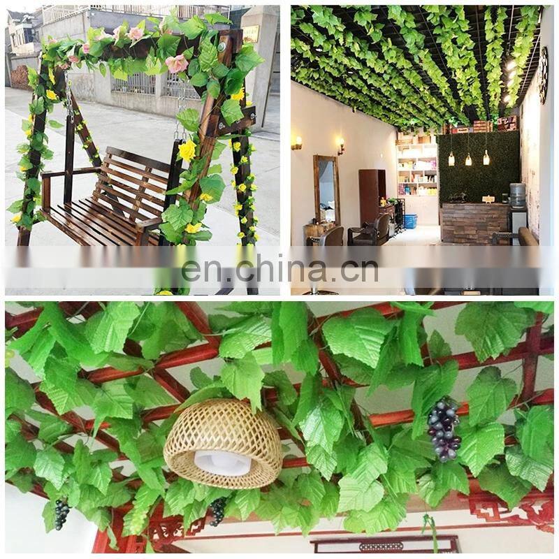 Green Silk Artificial Hanging Ivy Leaf Garland Plants Vine Leaves Diy For Home Decoration Garden Party Decor
