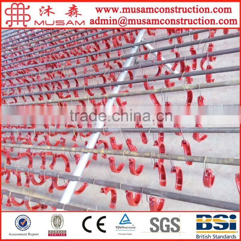 FM Approved Grooved Fitting ductile iron cast Threaded Mechanical Tee