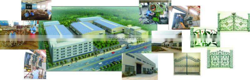 High quality decorative iron sliding gate