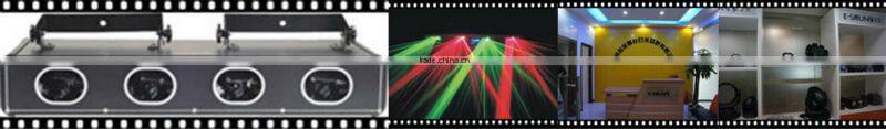 4 Heads Full color Laser Stage Light LED Scan Laser Disco Light
