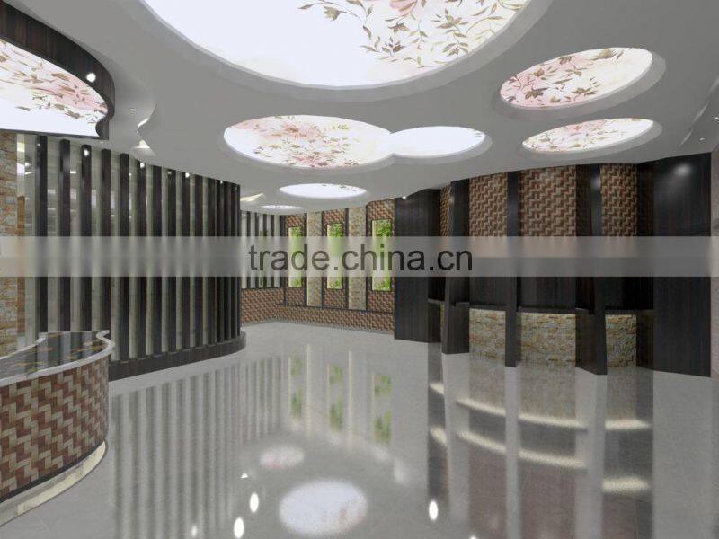 3d wooden acoustic sound diffuser wall panel material