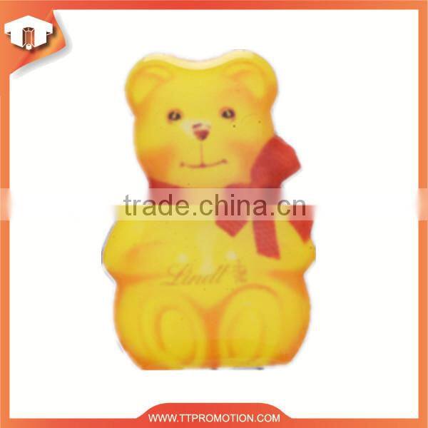 Custom Cute bear shape metal Fridge Magnet