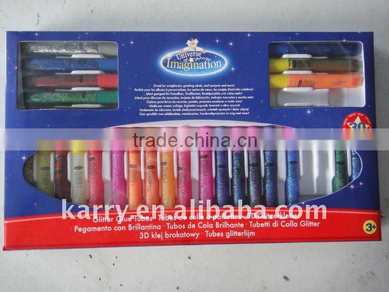 Hot 3D glitter glue