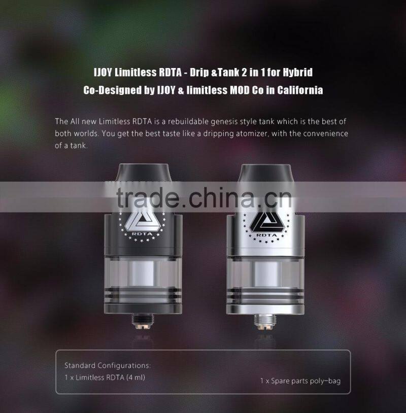 Wholesale Alibaba Newest IJOY Limitless RDTA Fast Shipping Limitless RDTA from CACUQ