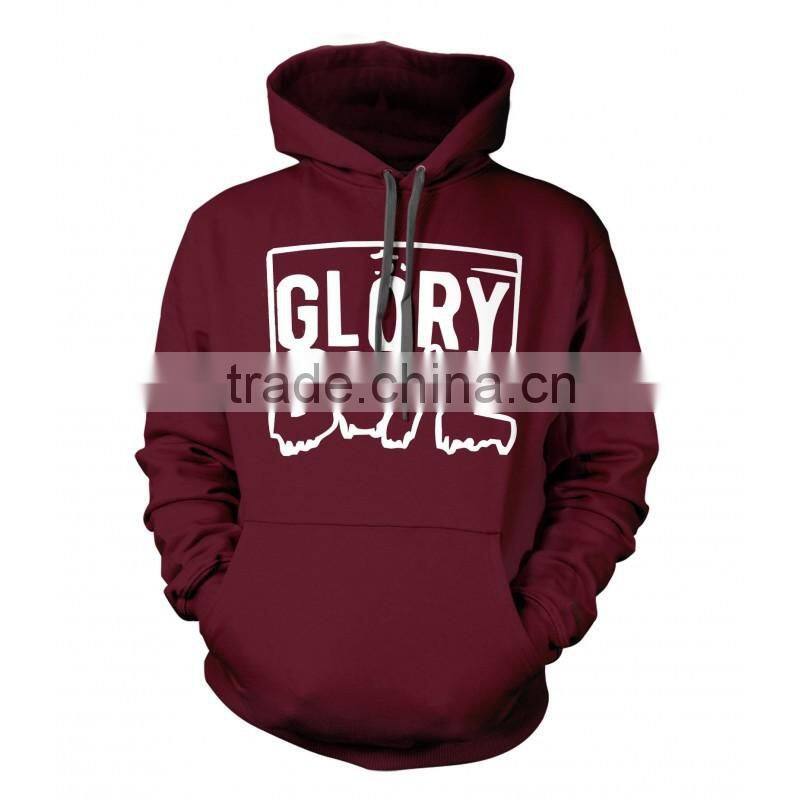 Premium Cotton Ring-Spun Fleece Hooded Sweatshirt