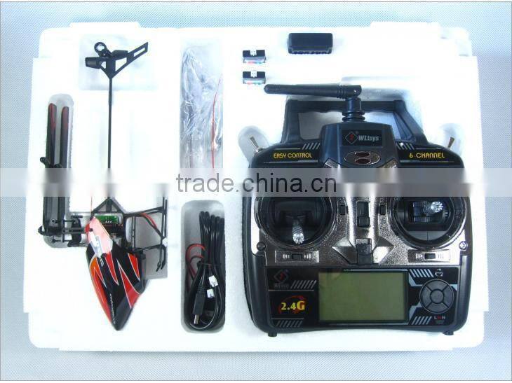 WL toys V922 single blade 2.4GHz 6ch rc 28.5cm helicopter rc toys RTF helicopter