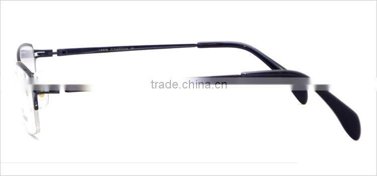 Custom made pure titanium half rim men glasses frames