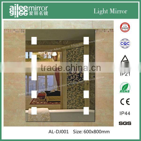 mirror lights around,fashionable cheap round magnifing cosmetic mirror