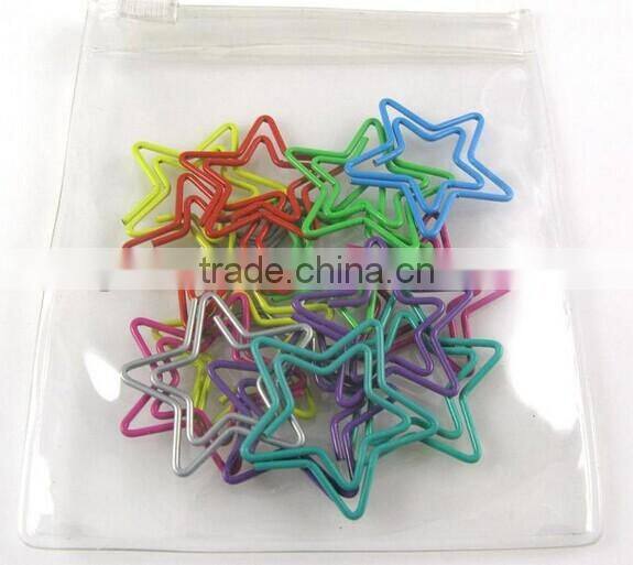 Personalized style cute Shaped Colourful Metal Paper Clip For Office