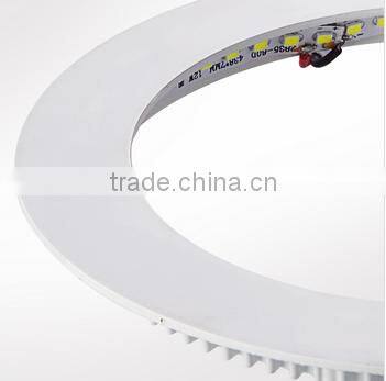 Office ceiling recessed 12W round led panel light for bathroom kitchen dia170mm recessed round LED panel light