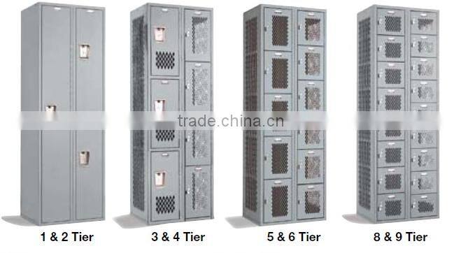 MD 520 staff room double tier locker/ metal varied locker with key lock