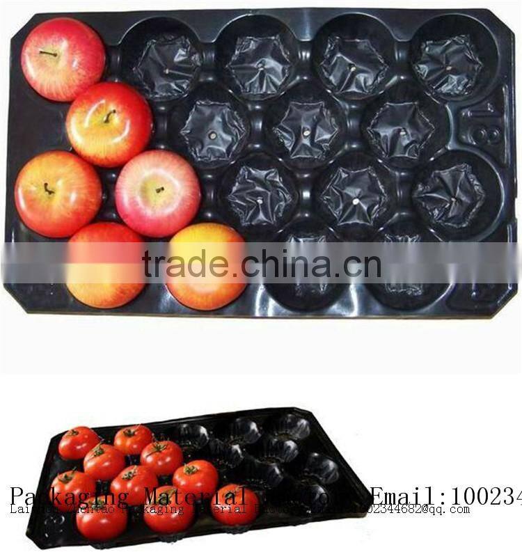 Customized compartment plastic blister packaging tray for fruit and vegetable packing