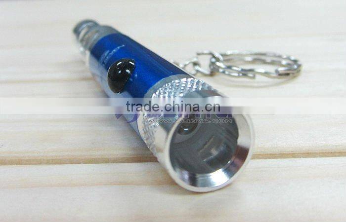 Mini Pocket Compass Keychain Survival Whistle