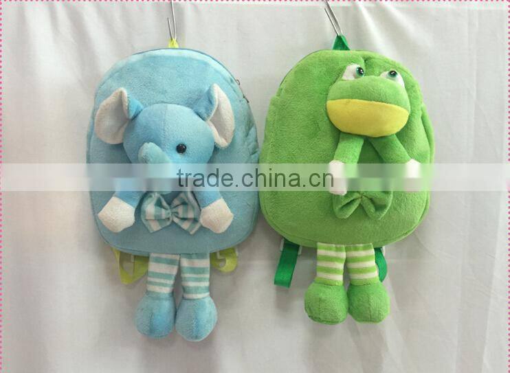 Fashional style cute plush animal backpack/ plush backpacks