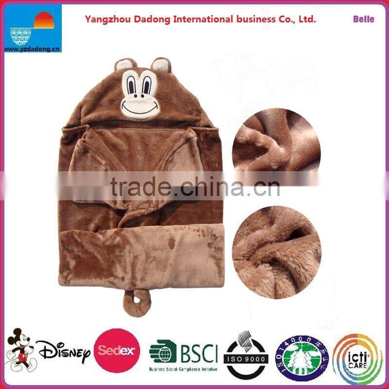 Animal Shaped Baby Kids Plush Fleece Blankets , Plush Blanket For Newborn,Softable Blanket For Baby