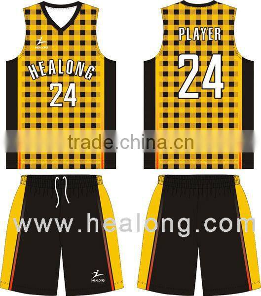 100%polyester sublimation new style basketball jersey