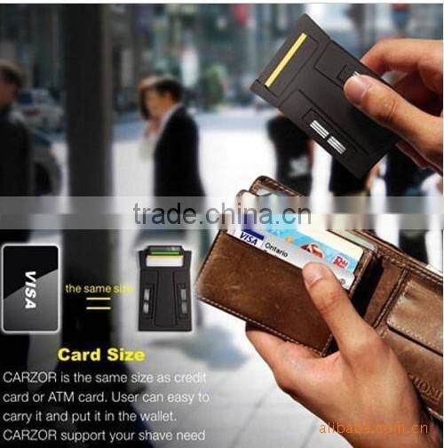 Novelty gift portable card razor super slim card shaver