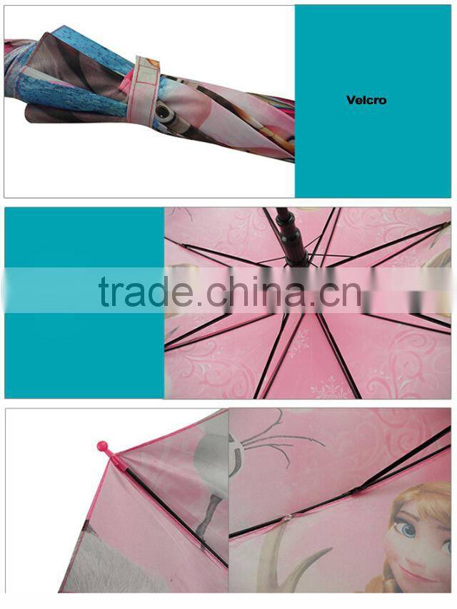 2015 New products frozen kids umbrella,cartoon kid umbrella