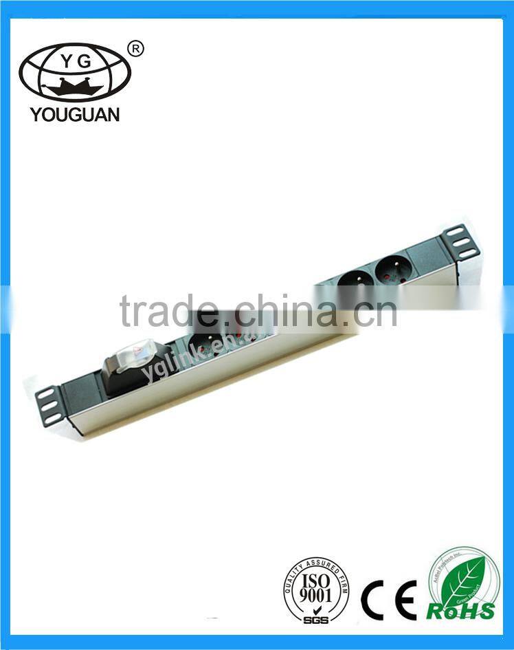 19 inch 6 ways French type superior meter socket with air switch