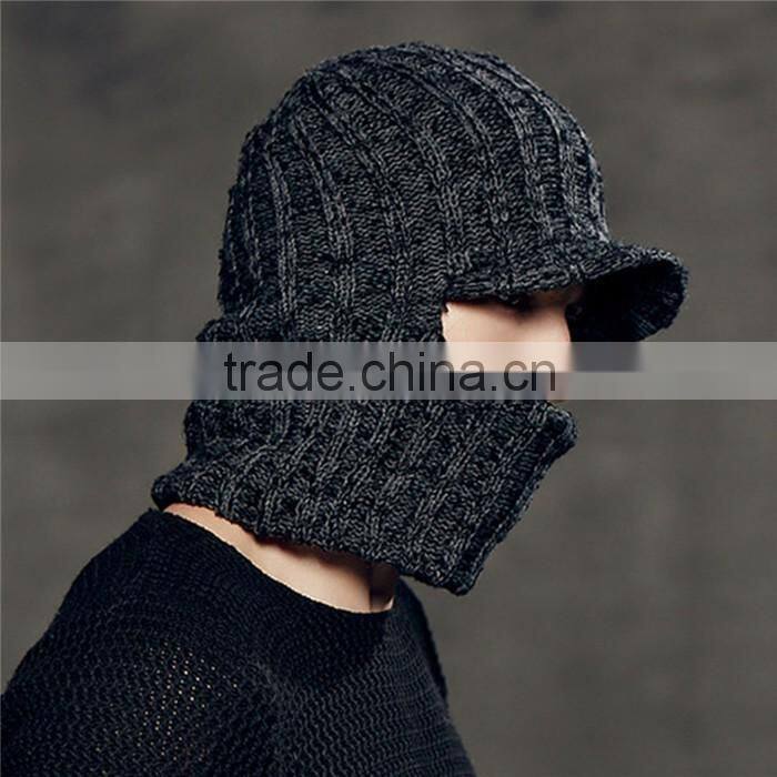 Male fashion custom free knit pattern for hat earflaps on sale