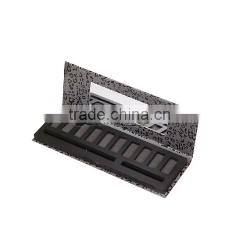 Paper box packaging empty eye shadow case private label cosmetics container
