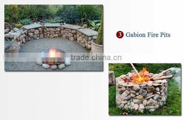 5*10 Mesh Size Welded Mesh Gabion Box (ISO Factory)