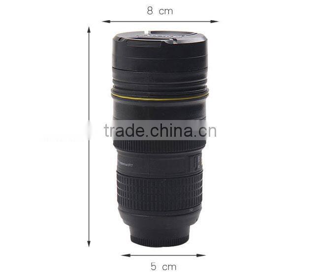 Elastic Black Lens mug/Lens cup 24-70mm for Nikon with Stainless steel liner