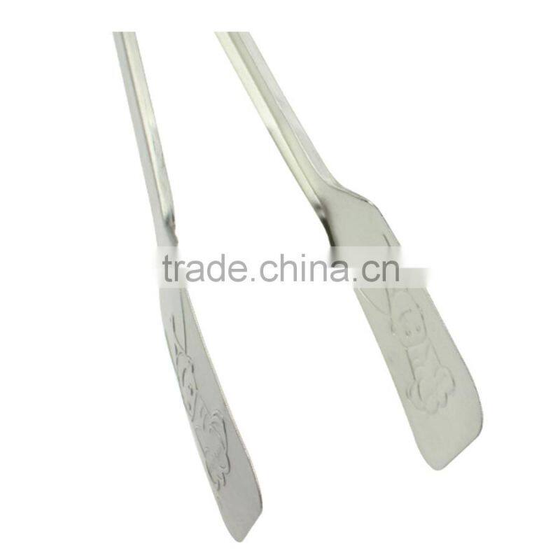 EA001 Stainless steel food tongs food grade kitchen tongs