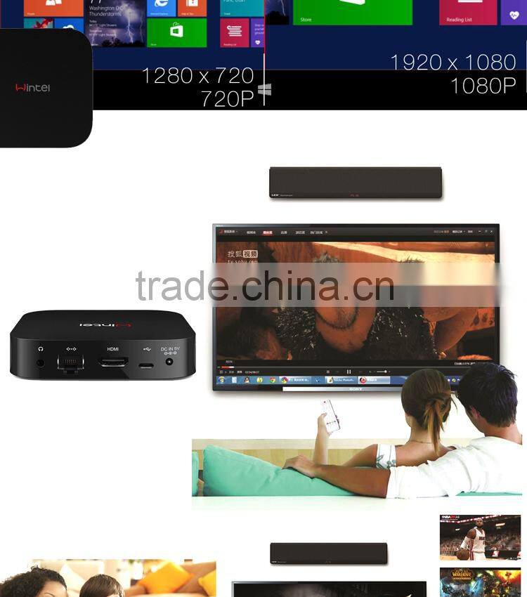 Windows 8.1 remote control LAN port mini pc i5