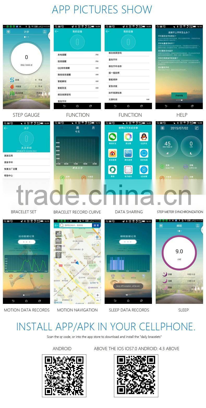 Smart sport watch with bluetooth V4.0 LTE waterproof function