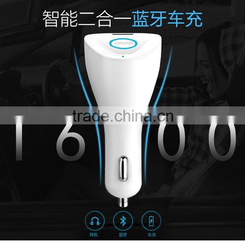 Joyroom 2 in 1 4.1 Bluetooth Earphone with 2.1A Quick Charging Car Charger for Universal Mobile Phone MT-5614