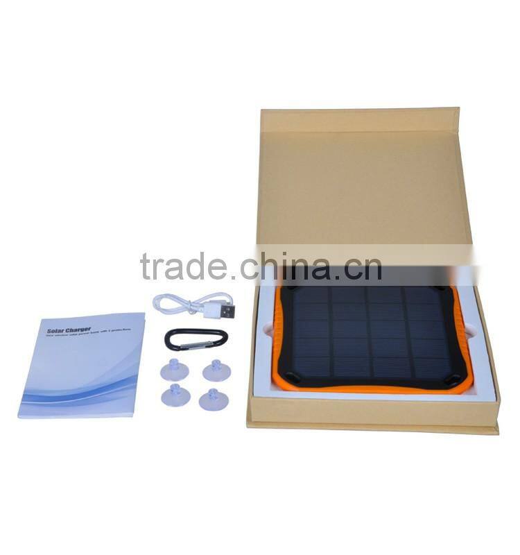 Popular solar power bank portable solar power bank solar outdoor camping solar power bank