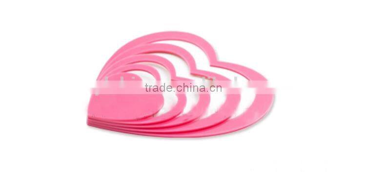 Acrylic Heart-shaped wall stickers/PMMA Wall decoration/Crystal-dimensional wall stickers